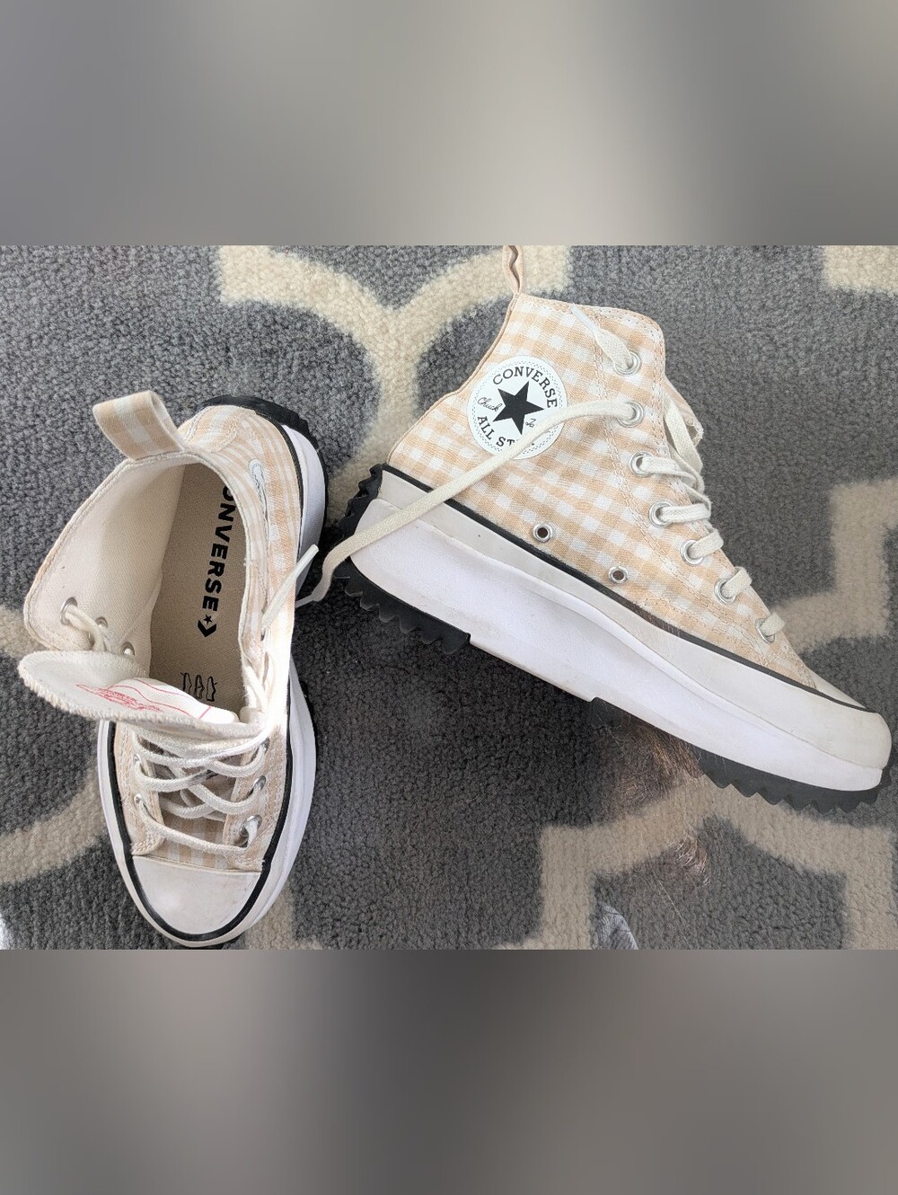 Converse Run Star Hike Platform Canvas For Women In White
